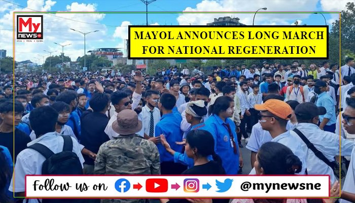 Manipur Youth League (MAYOL) Announces Long March for National Regeneration