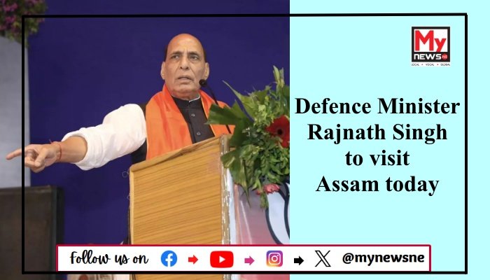 Defence Minister Rajnath Singh to visit Assam today