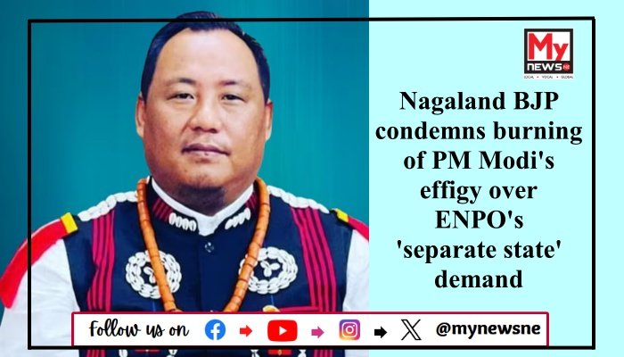 Nagaland BJP condemns burning of PM Modi's effigy over ENPO's 'separate state' demand