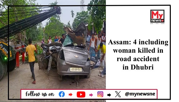 Assam: 4 including woman killed in road accident in Dhubri