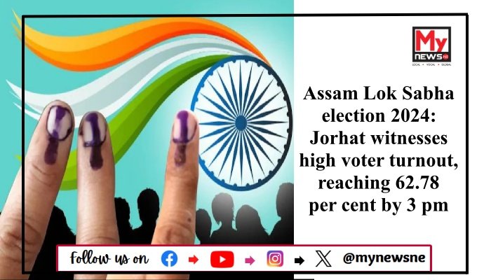 Assam Lok Sabha election 2024: Jorhat witnesses high voter turnout, reaching 62.78 per cent by 3 pm