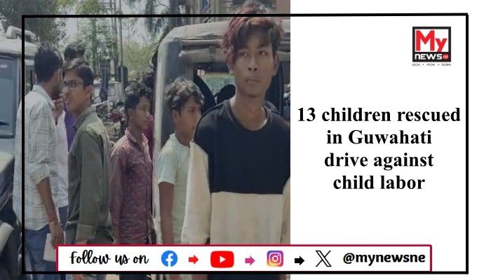 13 children rescued in Guwahati drive against child labor