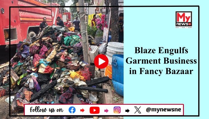 Blaze Engulfs Garment Business in Fancy Bazaa