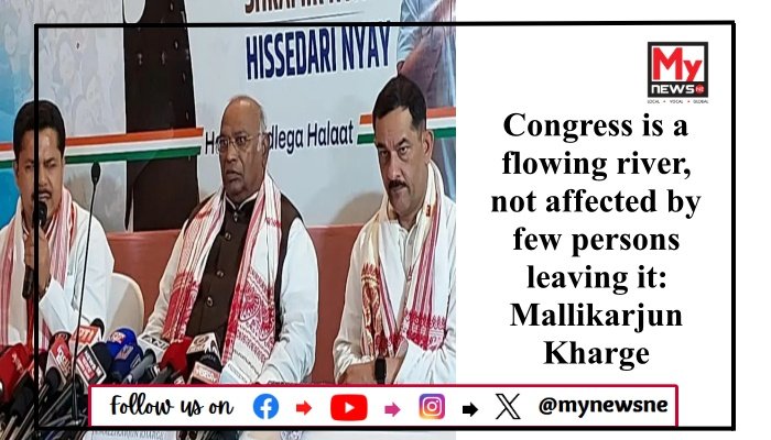 Congress is a flowing river, not affected by few persons leaving it: Mallikarjun Kharge