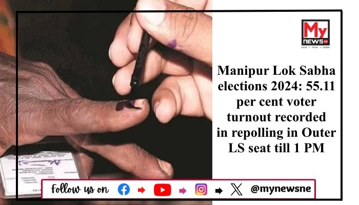 Manipur Lok Sabha elections 2024: 55.11 per cent voter turnout recorded in repolling in Outer LS seat till 1 PM