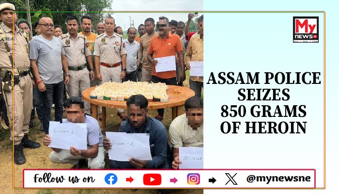 Assam Police seizes 850 grams of heroin
