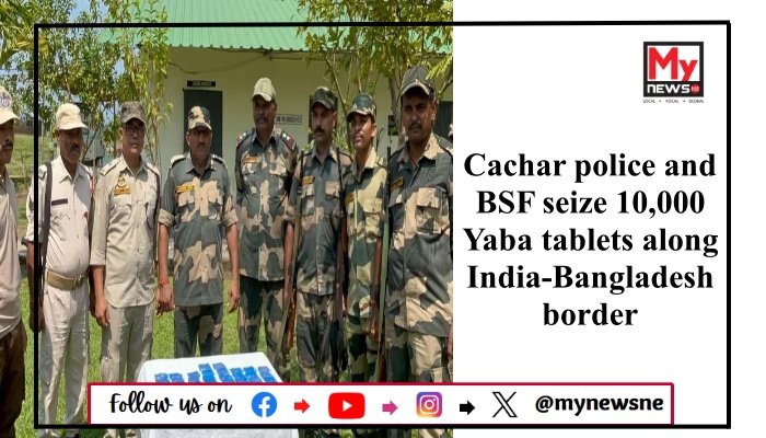 Cachar police and BSF seize 10,000 Yaba tablets along India-Bangladesh border