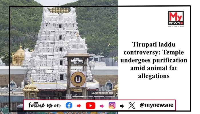 Tirupati laddu controversy: Temple undergoes purification amid animal fat allegations
