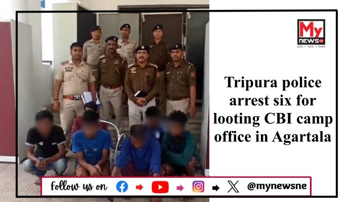 Tripura police arrest six for looting CBI camp office in Agartala
