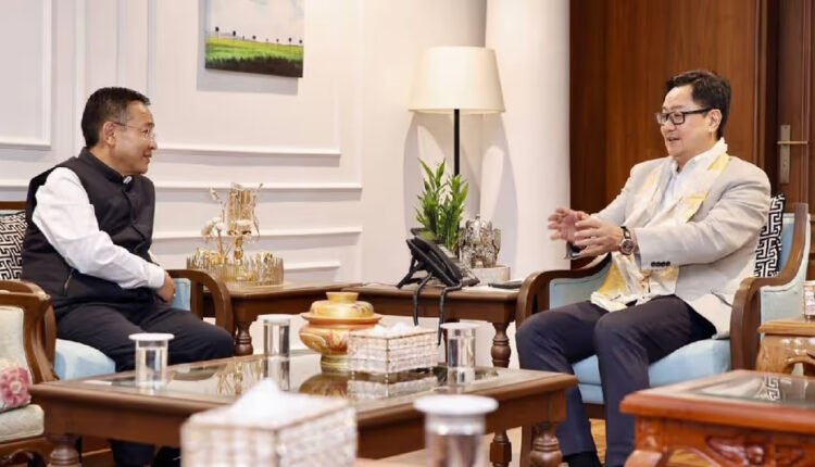 Sikkim CM meets Kiren Rijiju, expresses gratitude for development support