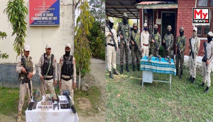 Manipur: Security forces recover weapons and explosives during search operations in hill and valley districts