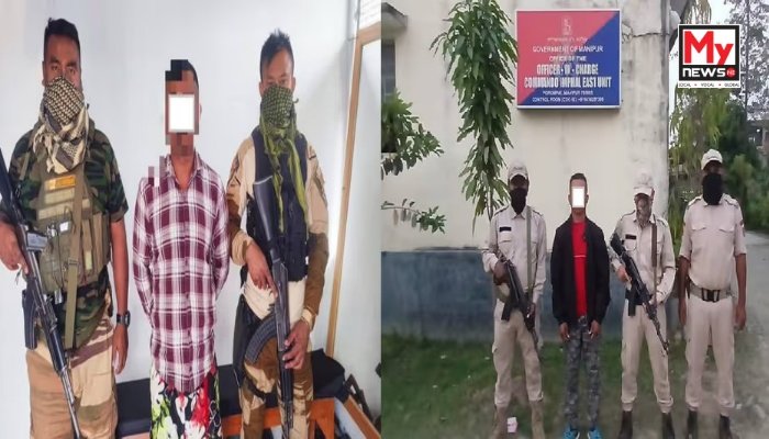 Manipur police arrests 3 active cadres of proscribed outfits on charges of extortion and illegal activities