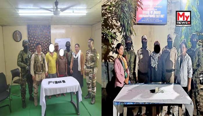 Manipur: Security forces arrest 4 active KCP cadres during anti-extortion operation across the state