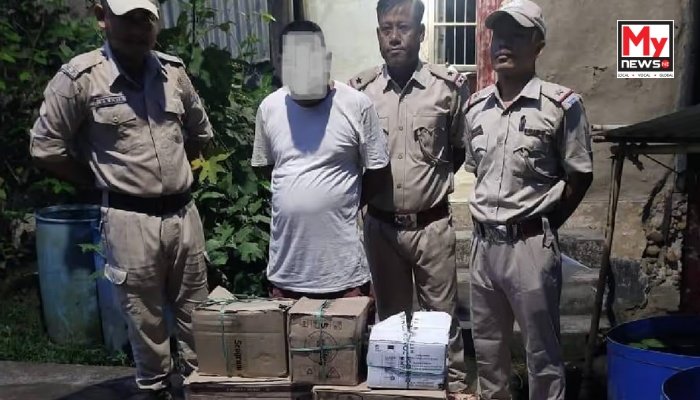Manipur: IMFL seized from vehicle in Jiribam, driver handed over to excise department