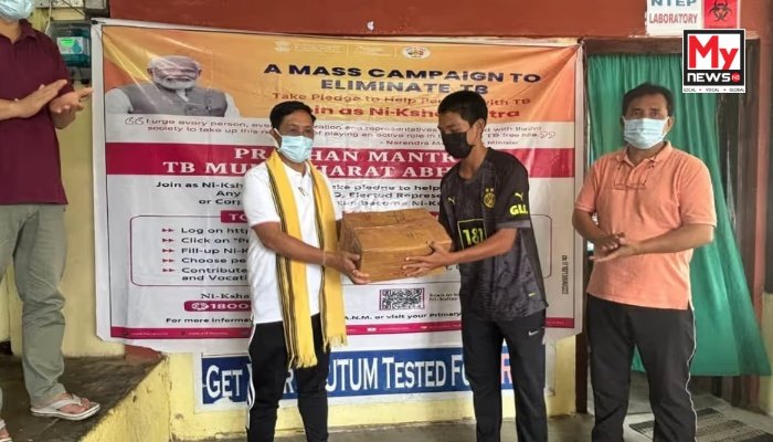 MLA Pesi Jilen adopts 4 TB patients under 'Ni-Kshay Mitra' intiative in Arunachal’s West Siang district