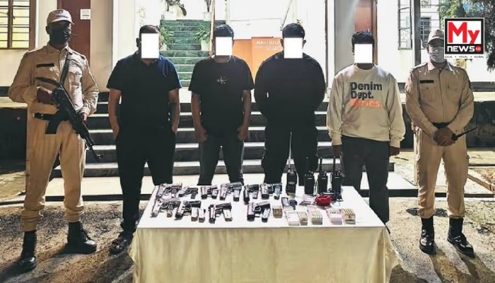 Manipur police busts interstate arms smuggling syndicate, four arrested with large cache of firearms