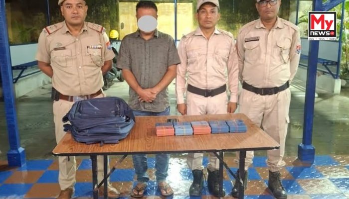 Manipur Police foil drug smuggling bid, arrest one with 105.4 grams of heroin