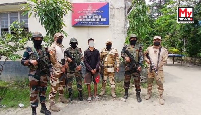 Manipur police arrest Myanmar-trained cadre of banned outfit PREPAK in Imphal East