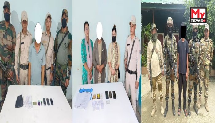 Manipur: Security forces arrest 3 active cadres of proscribed outfits involved in extortion rackets in state
